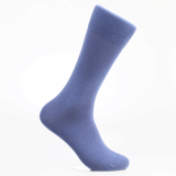Men_s dress socks _ Vintage blue solid socks_Egyptian cotton